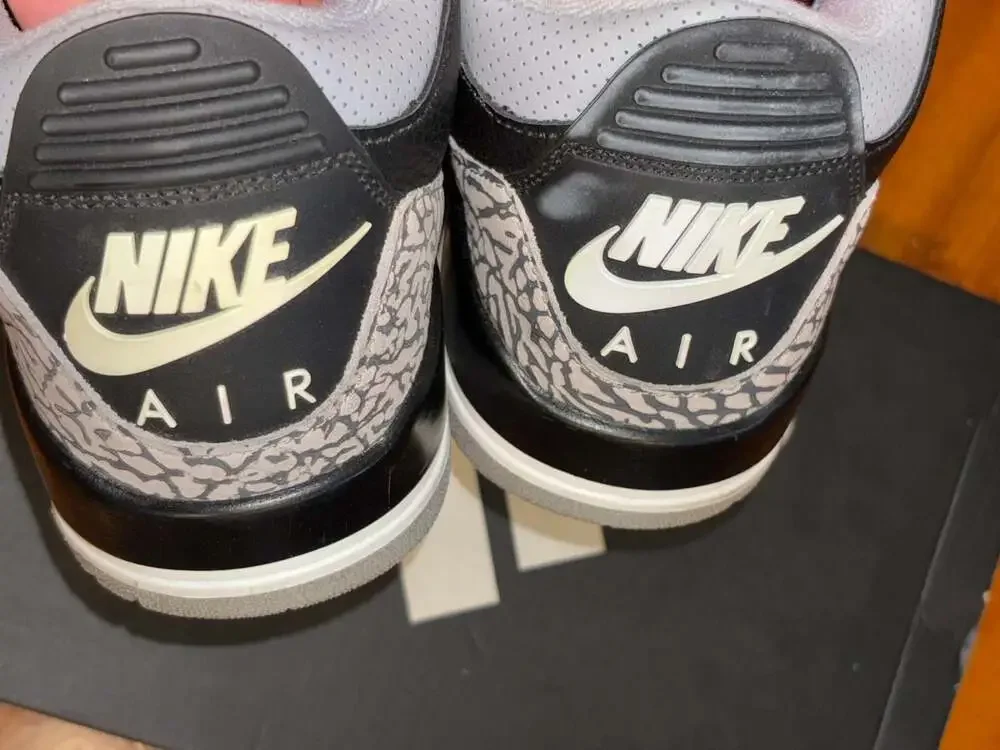 Air Jordan 3 Retro OG Black Cement (2018) Size 10.5 Clean VNDS